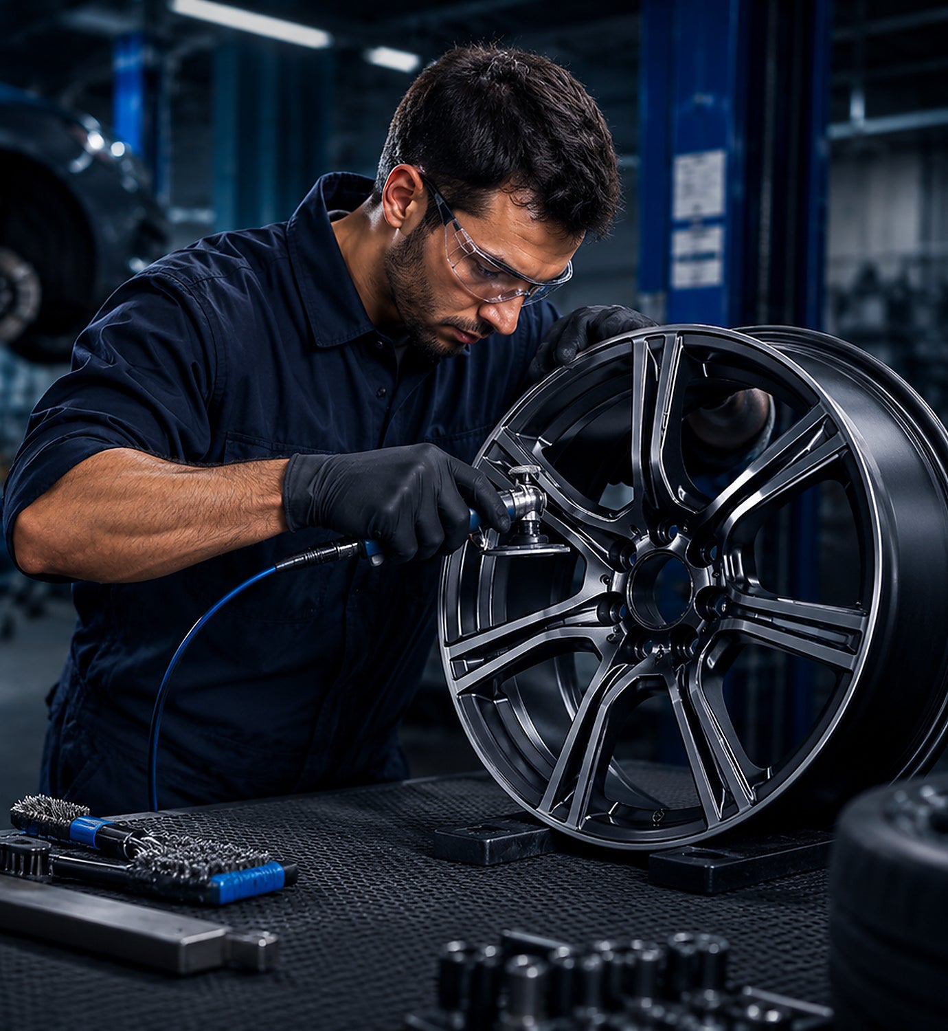 Alloy wheel repair